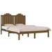 Bed frame honey brown solid wood pine 120x200 cm Nexellus