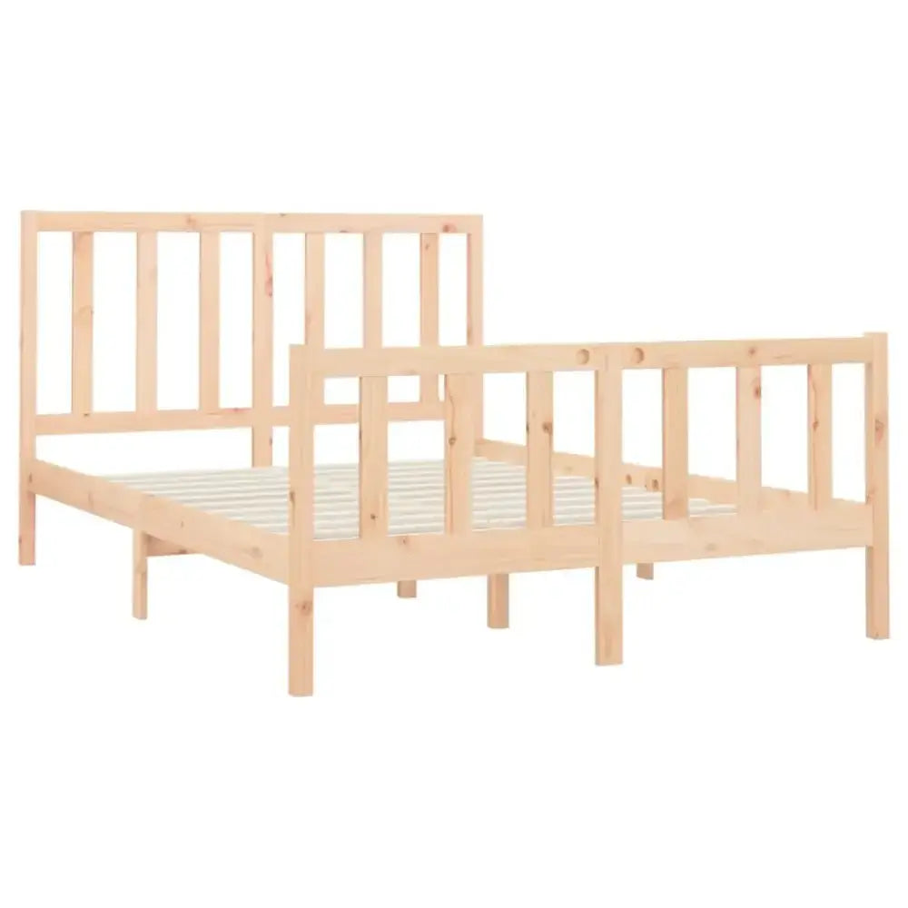 Bed frame solid wood pine 160x200 cm Nexellus