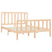 Bed frame solid wood pine 160x200 cm Nexellus