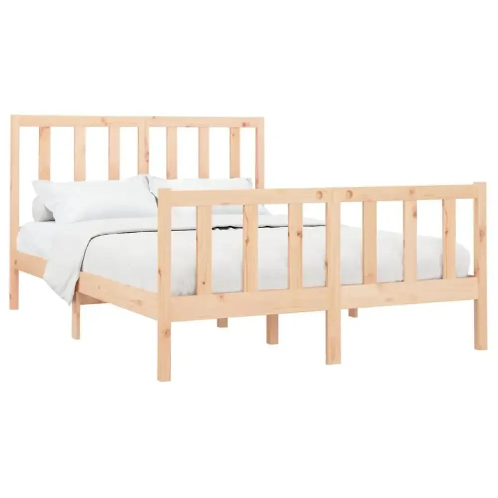 Bed frame solid wood pine 160x200 cm Nexellus