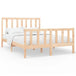 Bed frame solid wood pine 160x200 cm Nexellus