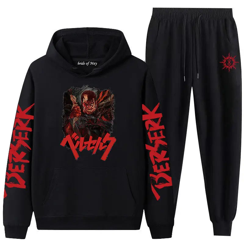 Berserk sword wind legend couples hooded sweatshirt