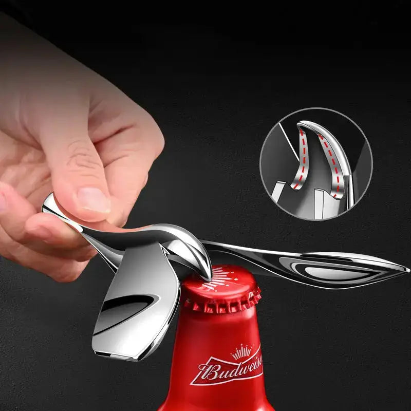 Bird opener multi-function zinc alloy beer opener tumbler balanced Nexellus