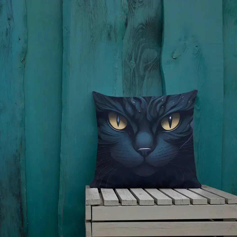 Black cat pillow Nexellus