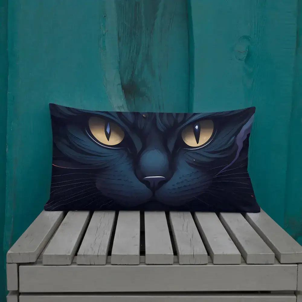 Black cat pillow Nexellus