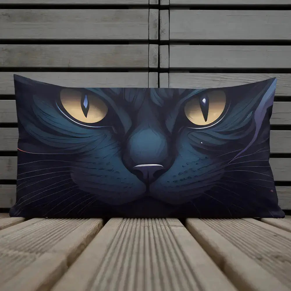 Black cat pillow Nexellus