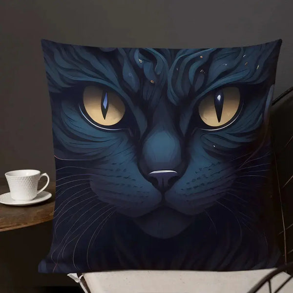 Black cat pillow Nexellus