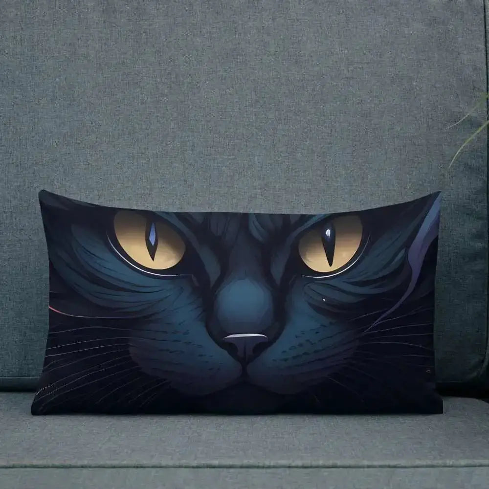 Black cat pillow Nexellus