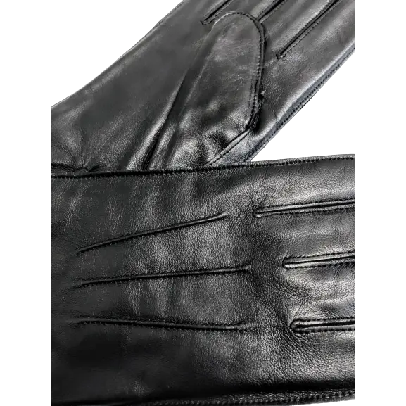 Black Leather Gloves - Nexellus