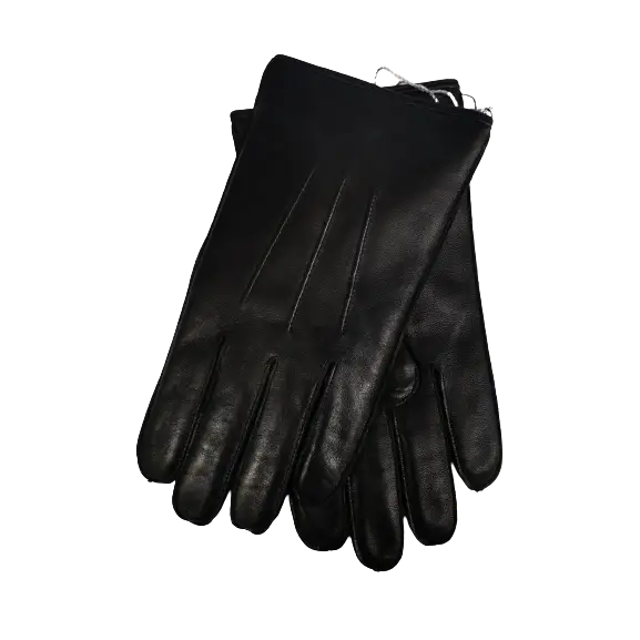 Black Leather Gloves - Nexellus