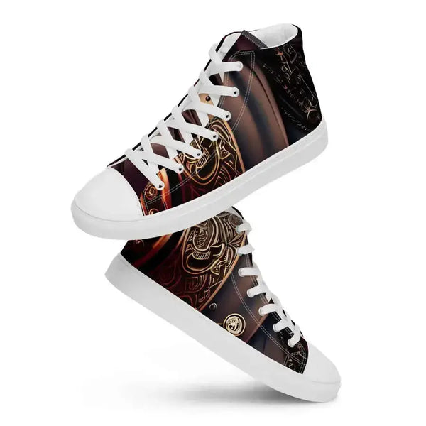 Black pirates men’s high top stylish shoes Nexellus