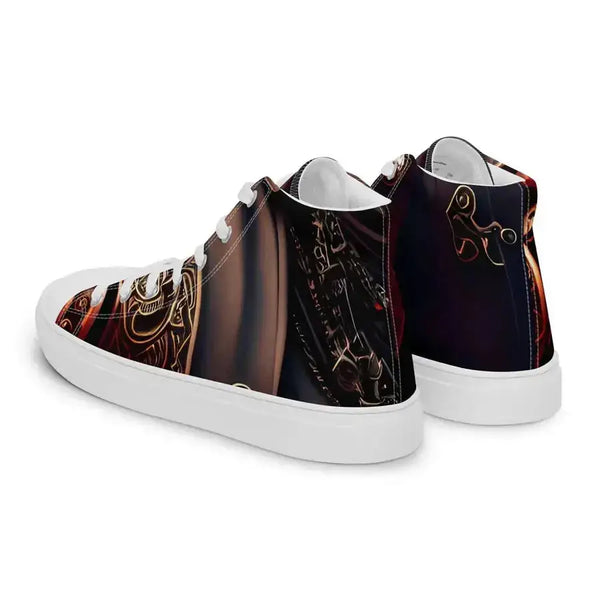 Black pirates men’s high top stylish shoes Nexellus