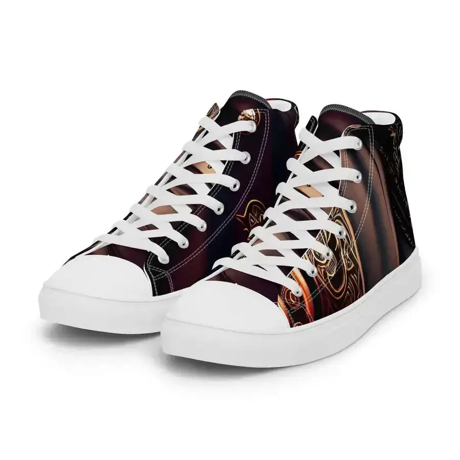 Black pirates men’s high top stylish shoes Nexellus