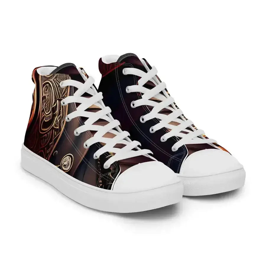 Black pirates men’s high top stylish shoes Nexellus