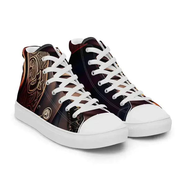 Black pirates men’s high top stylish shoes Nexellus