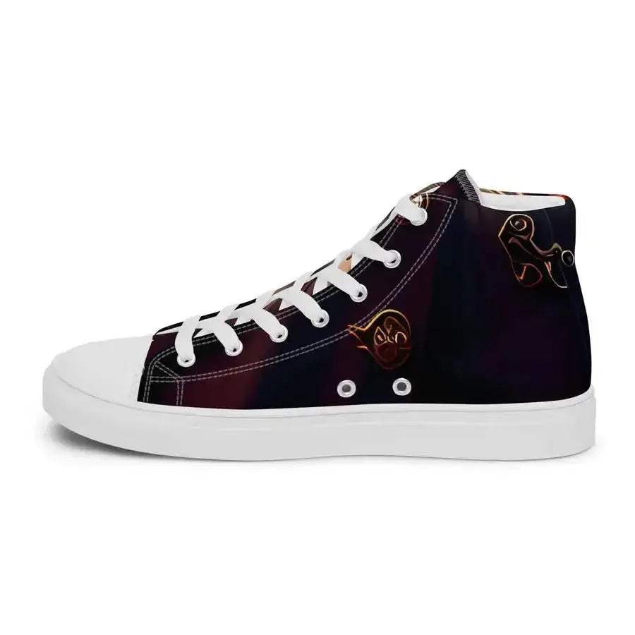 Black pirates men’s high top stylish shoes Nexellus