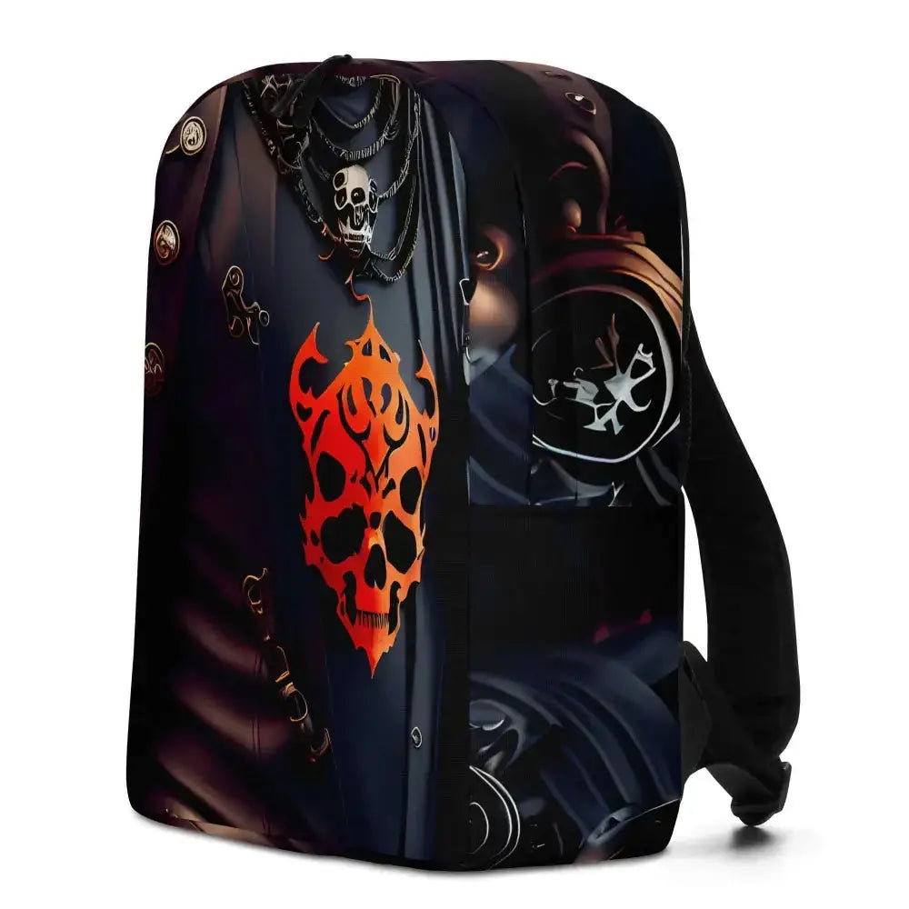 Black pirates minimalist backpack Nexellus