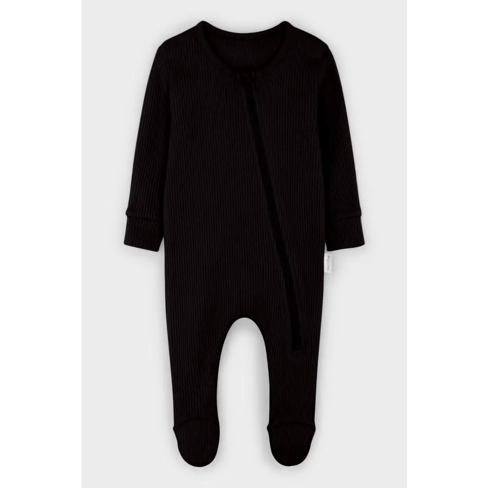 Black zip sleepsuit