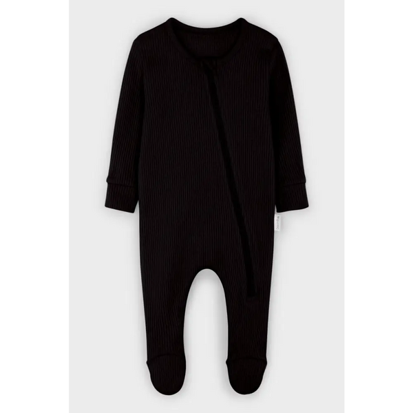 Black zip sleepsuit