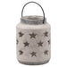 Bloomville large stone star lantern - Christmas Candles &