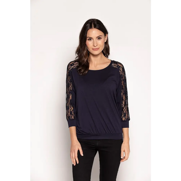 Blouse babell - navy blue / L