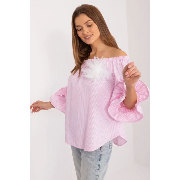 Blouse italy moda - pink / one-size-fits-all