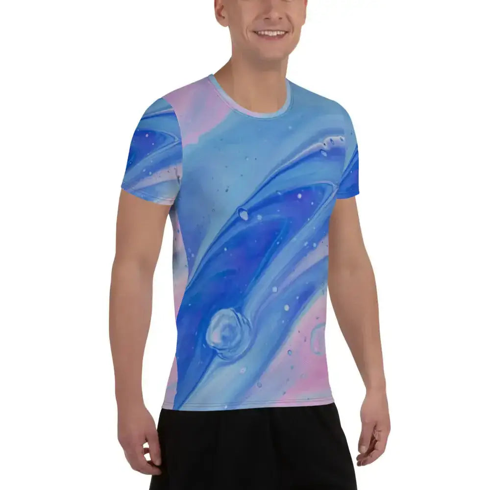 Blue sea men's athletic t-shirt Nexellus