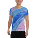 Blue sea men's athletic t-shirt Nexellus