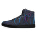 Bluelack mens high top leather sneakers Nexellus