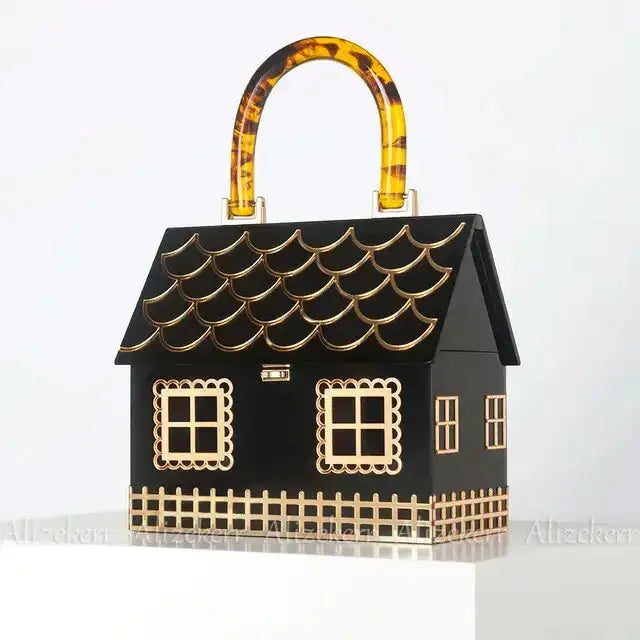 Box evening clutch bags women luxury designer acrylic handle house Nexellus