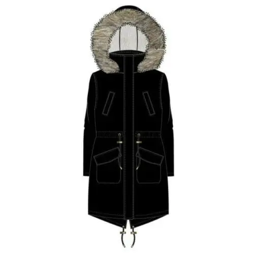 Brave soul charlotte fishtail parka