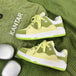 Bread shoes yellow, green and white color matching retro dopamine men Nexellus