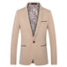 British Style Slim Fit Men's Suit Jacket Casual Blazers & Plus Size Options up to 5XL Nexellus