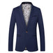 British Style Slim Fit Men's Suit Jacket Casual Blazers & Plus Size Options up to 5XL Nexellus