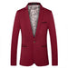 British Style Slim Fit Men's Suit Jacket Casual Blazers & Plus Size Options up to 5XL Nexellus