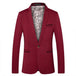 British Style Slim Fit Men's Suit Jacket Casual Blazers & Plus Size Options up to 5XL Nexellus