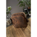 Brown - natural leather bag model 191535 galanter - Natural