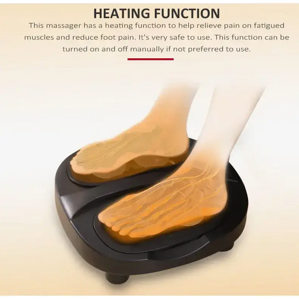 Built in infrared heat function shiatsu heated electric kneading foot Nexellus