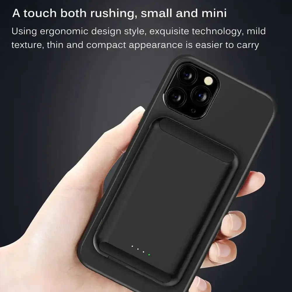 Built-in n52 magnet power bank 5000mah portable charging led external Nexellus