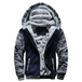 Camouflage sweater men's casual sports cardigan sweater jacket to keep Nexellus