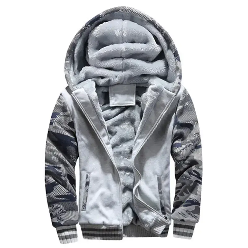 Camouflage sweater men's casual sports cardigan sweater jacket to keep Nexellus