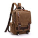 Canvas backpack men travel back pack multifunctional shoulder bag for Nexellus