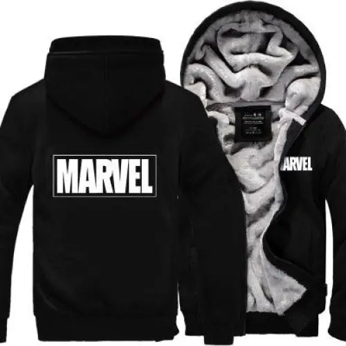 Captain America Hooded Winter Jacket Marvel Hoodie for Men Nexellus