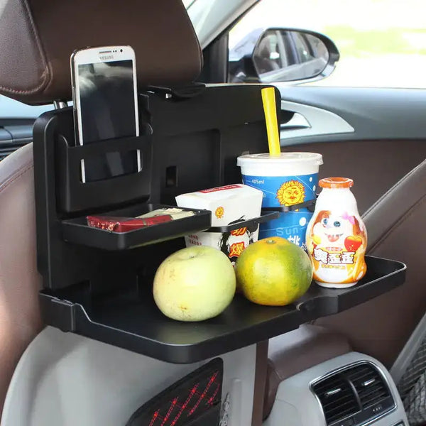 Car dining tray chair back storage table small dining table car chair Nexellus