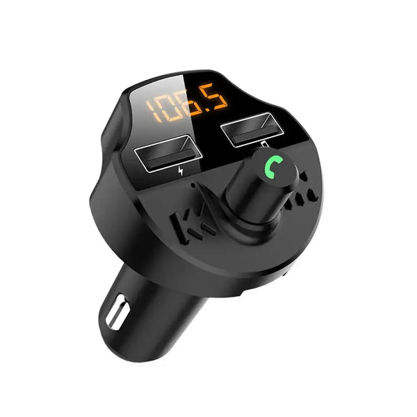 Car fm transmitter bluetooth 5.0 car mp3 player modulator adapter Nexellus