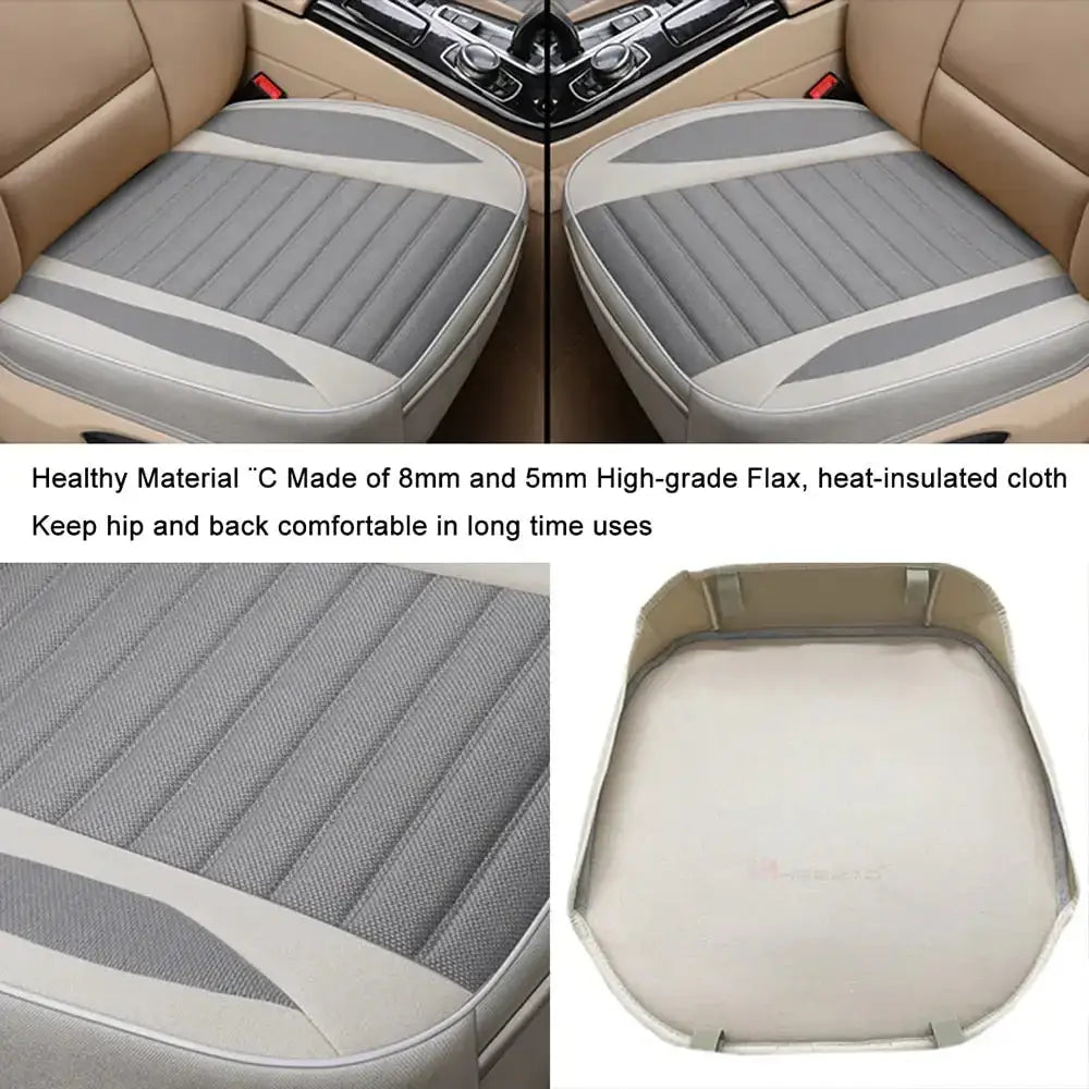 Car seat cover,flax cushion seasons universal breathable for most Nexellus