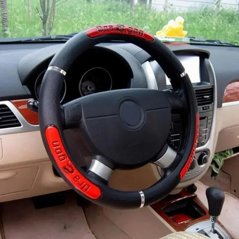 Car steering wheel covers 100% brand new reflective faux leather Nexellus