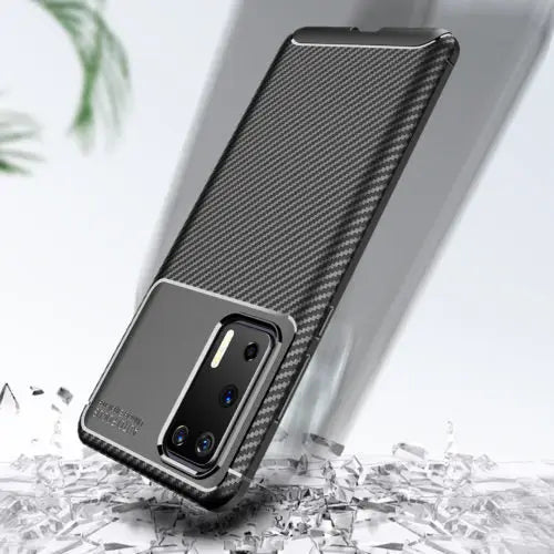 Carbon fibre tpu black case - for huawei p40