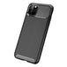 Carbon fibre tpu black case - for iphone 11 pro