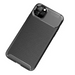 Carbon fibre tpu black case - for iphone 11 pro